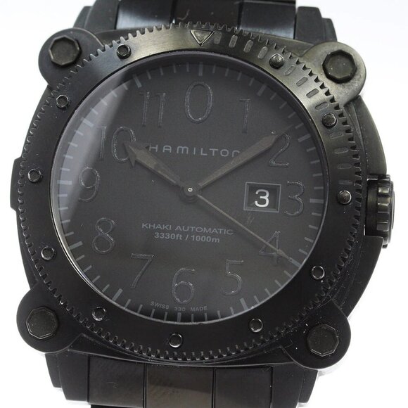 HAMILTON Khaki Below Zero H785850 Date black Dial Automatic Men's Watch_866256 - Picture 9 of 11